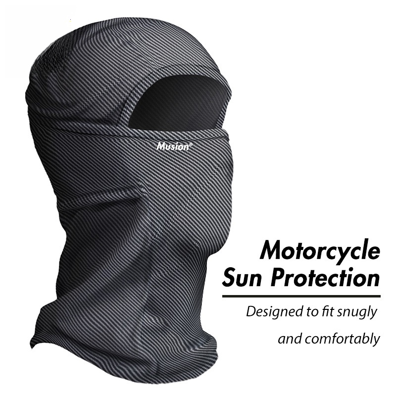 Musion Original Design Balaclava Motorcycle Mask - Dust Proof, Breathable