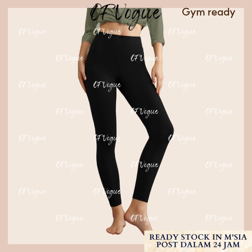 OFVOGUE Seluar High Waist Slim Yoga Pants Workout Wanita Leggings Gym Jogging Cycling Fitness Sports Pants