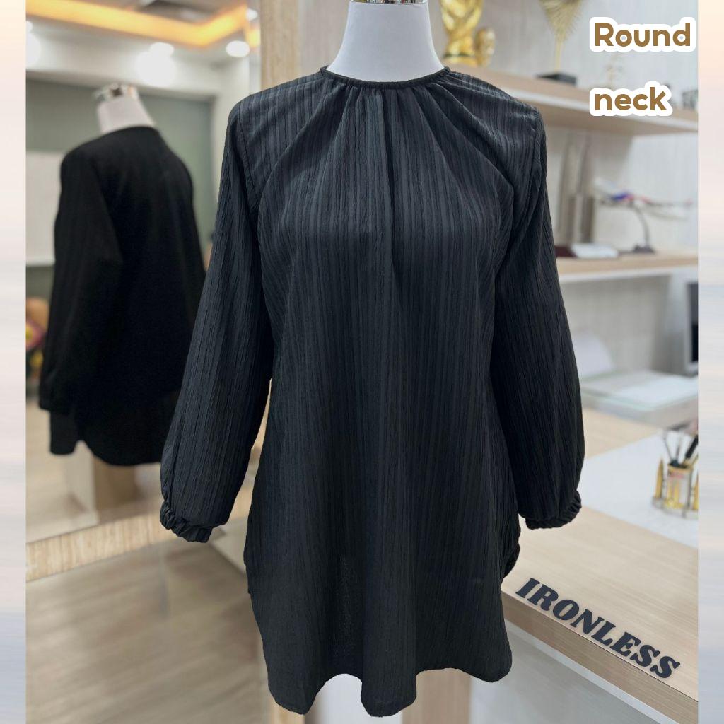 JACQQ STORE Baju Blouse Rindu Casual Wear ( IRONLESS ) S-5XL