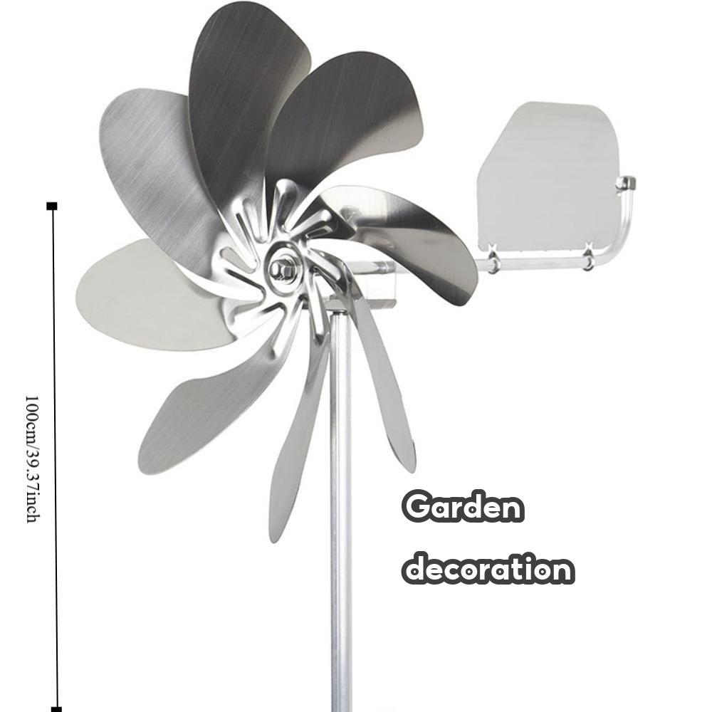 CEASI Wind Spinner, Stainless Steel Rotating Metal Windmill,  Corrosion Resistance Waterproof Removable Decorative Stake Lawn
