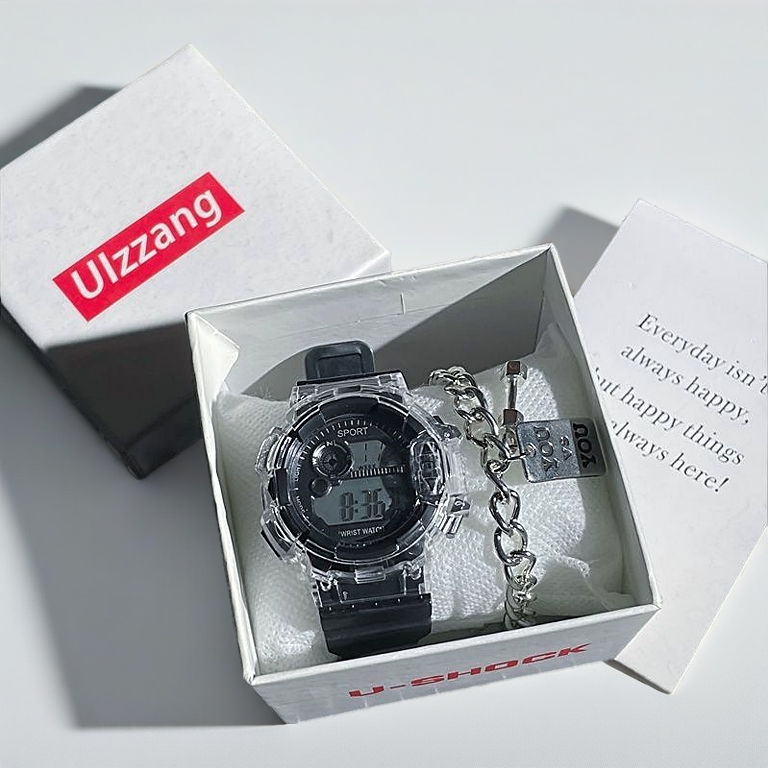 READY STOCK Unisex Sport Watch Women Men Watches Jam Tangan Wanita Jam Tangan Lelaki Sport Rubber Watch Casual Watch