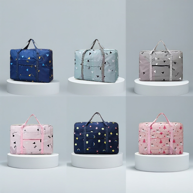 《Mega Deal》Foldable Large Duffel Bag Luggage Storage Bag Travel Pouch Tote Bag