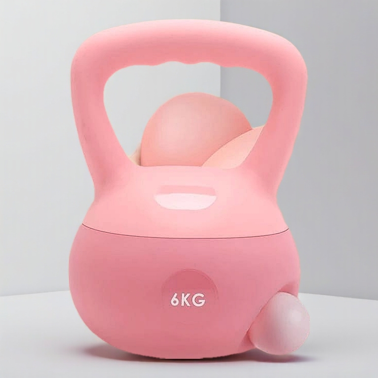 KETTLEBELL LEMBUT PREMIUM - ALAT SENAMAN WANITA UNTUK KECERGASAN & KEKUATAN