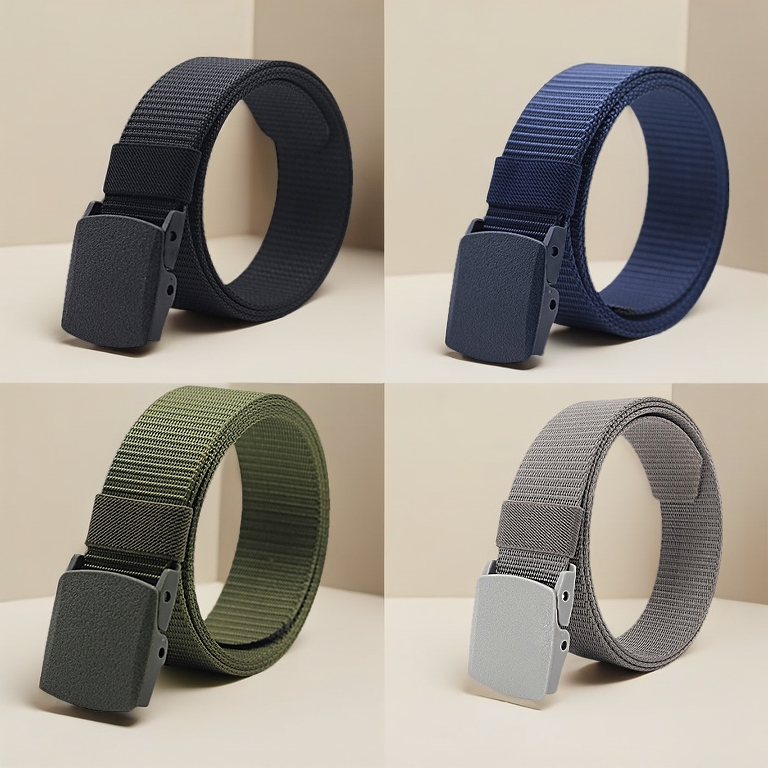 Men Tactical Style Canvas Belt Polyester Material - 120/150/170 CM Tali Pinggang Lelaki