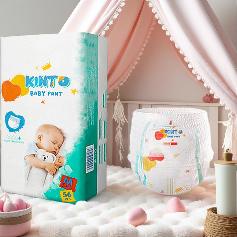KIN-TO Baby Diaper Pant - Size NB (70's) /M (56's) /L (50's) /XL (43's) /XXL (38's) /XXXL (32's) /XXXXL (26's)