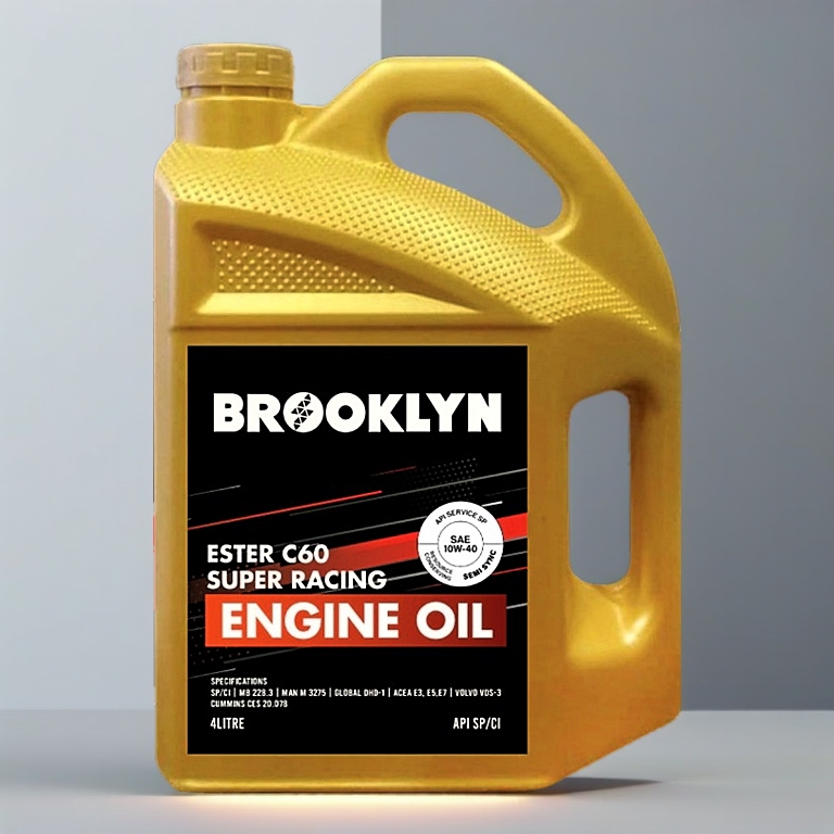 Brooklyn API SP 10W40 4L Semi Synthetic Engine Oil Lubricant Minyak Hitam Kereta Enjin Cars Proton Toyota Honda Perodua