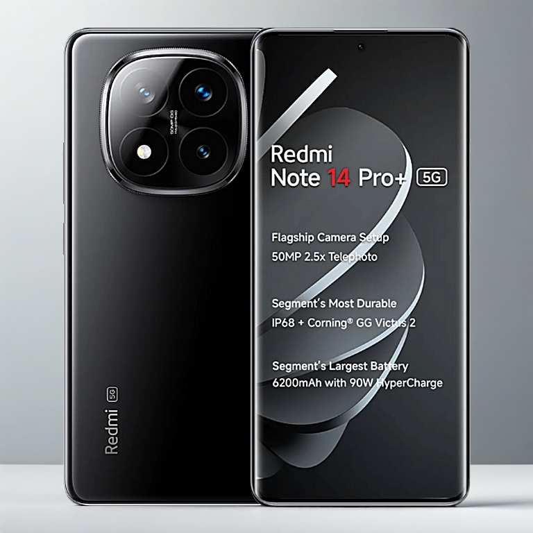 [Ready Stock] Redmi Note 14 Pro+ 5G (12+512/256GB) | Note 14 Pro 5G (12+256GB) - 1 Year Xiaomi Malaysia Warranty