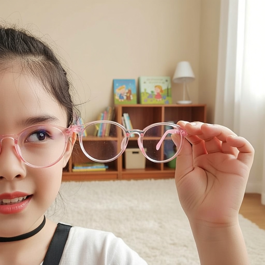  Kids' Anti-Blue Light Eyeglasses to Relieve Eye Strain from Computers, Gaming, and Reading  Cermin Mata Anti-Biru untuk Kanak-Kanak untuk Meringankan Ketegangan Mata daripada Komputer, Permainan, dan Buku