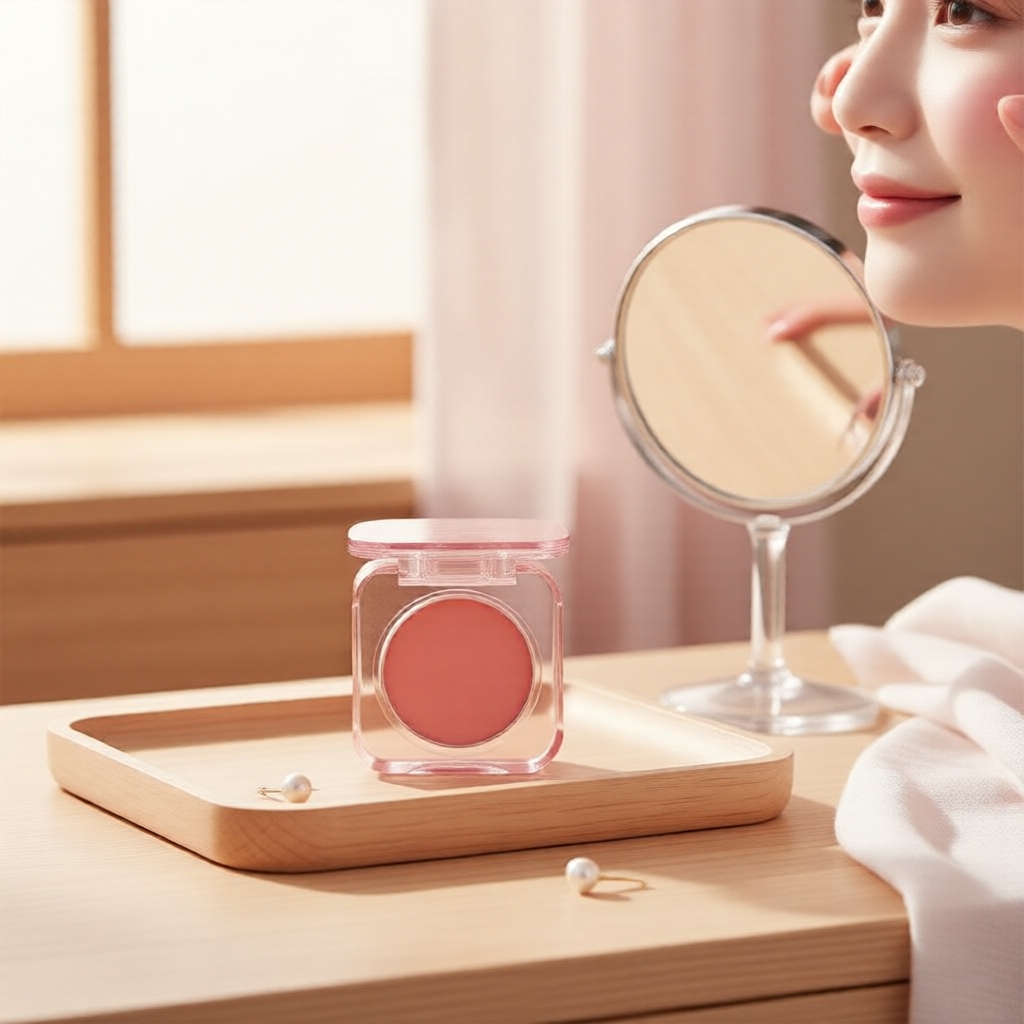 KekeMoodCrimson 6.5g Blush Balm Stick, Peachy Pink, 5 Shades, Effortless Summer Makeup Gift  KekeMoodGincu Balm Merah Jambu Peachy, 6.5g, 5 Warna, Solekan Musim Panas Mudah