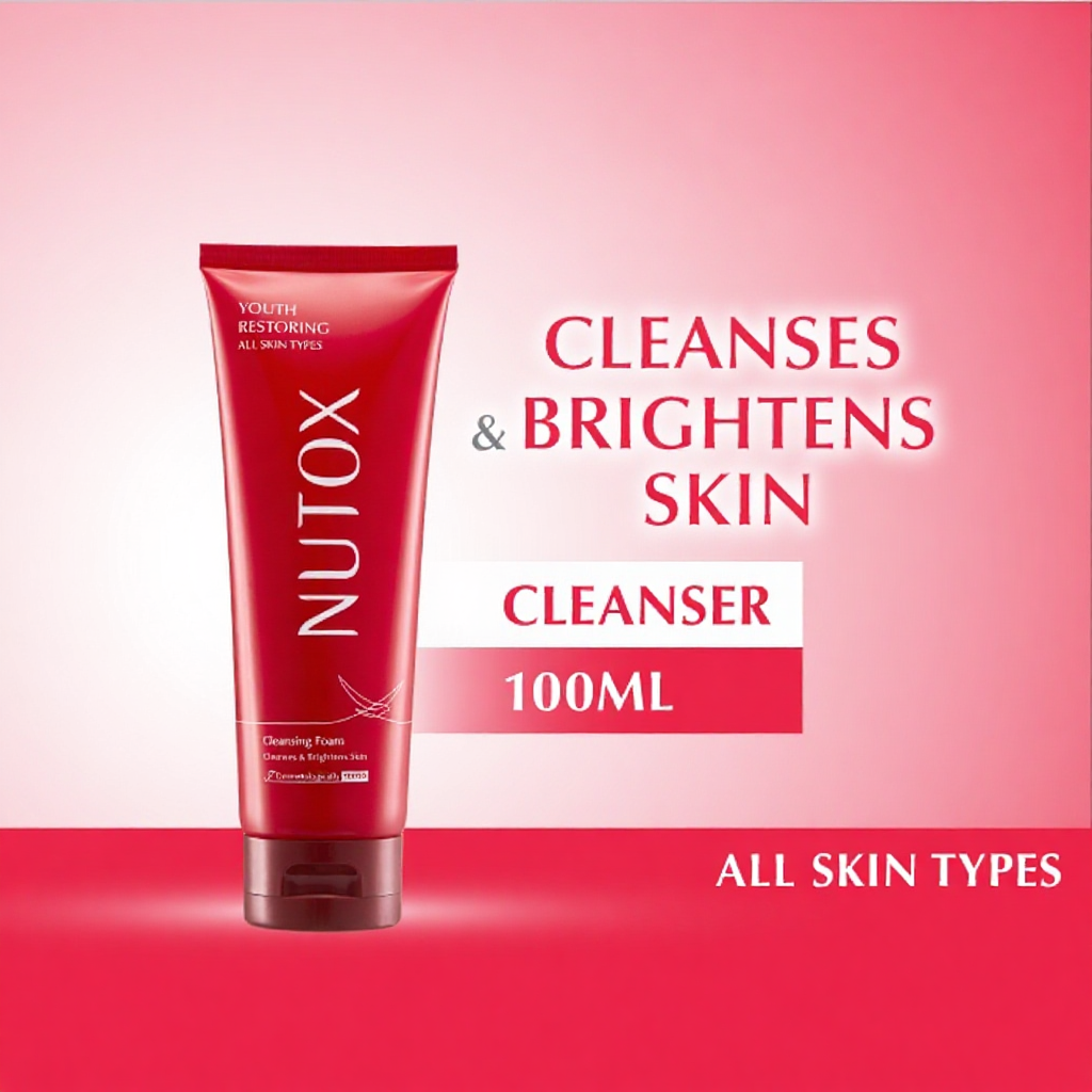 [NEW & IMPROVED] Nutox Youth Restoring Cleansing Foam 100ml (All Skin Types)