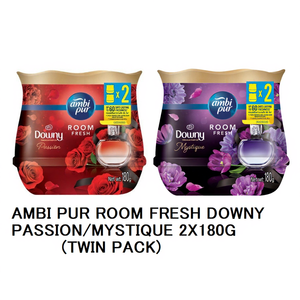 Ambi Pur Room Fresh Gel Downy Premium Parfum ( Mystique 180g/4.5ml) (Passion 180g/ 4.5ml)