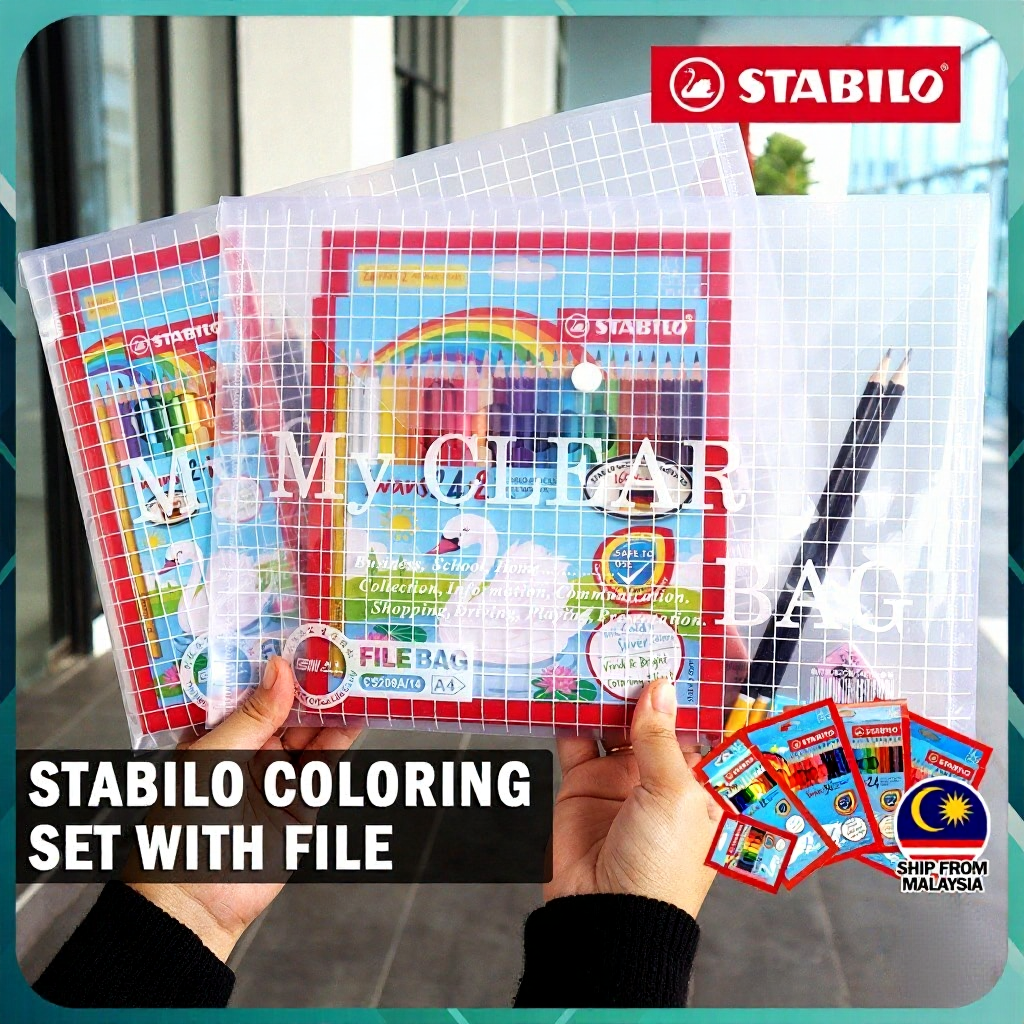 Stabilo Swans Colored Pencils Pensel Warna Student School Stationery Alat Tulis Non Toxic Coloring Material