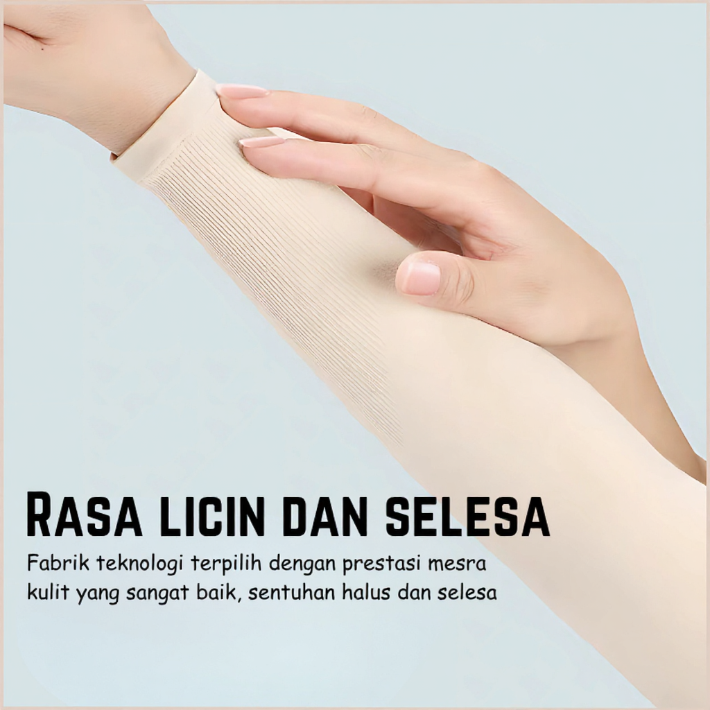 ICE SILK SLEEVE Arm Sleeve UV Protection Sleeves Ice Silk Hand Sock Sunscreen Long Gloves Sun Protection Sleeve