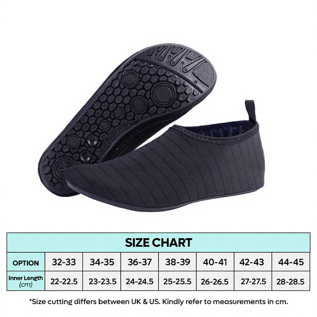 EzLife Kasut Pantai Anti-Slip Non Skid Water Kasut Snorkeling Shoe Soft Beach Shoes Swimming Aqua Shoes Thick Base