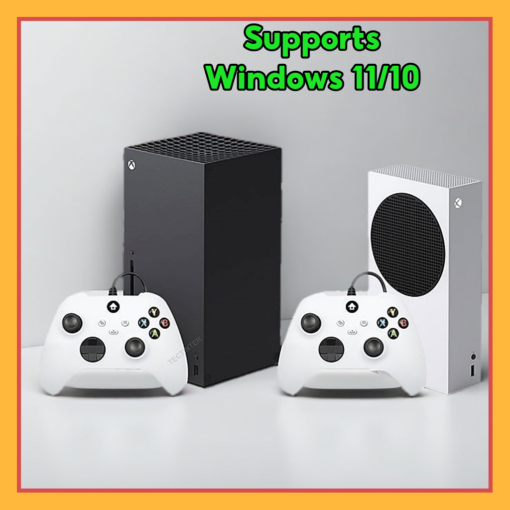 XBOX ONE WIRED CONTROLLER PLUG & PLAY LAPTOP PC FOR WINDOW 11 10 8 7 STEAM ORIGIN