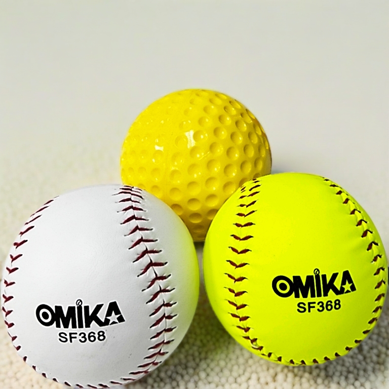 Softball/Baseball Ball PVC Leather/PU Dimple for Softball Tournament/Practice | Baseball & Softball