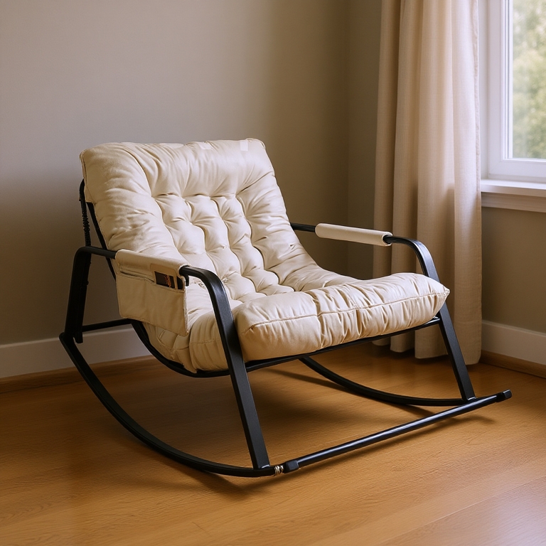 (Ready stock)Rocking Chair Lazy Sofa Chair Kerusi Malas lazy sofa Armchair Lazy Bedroom Living Room kerusi Lounge Chair