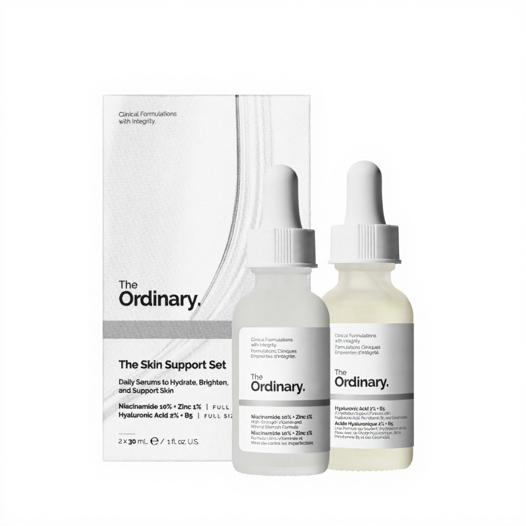 The Ordinary The Skin Support Set | Niacinamide + Hyaluronic Acid