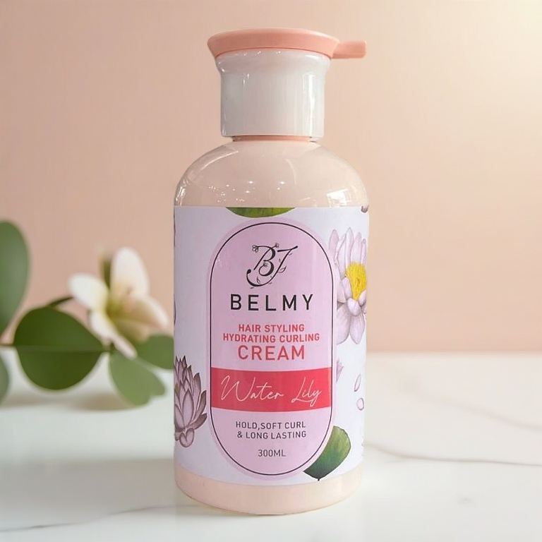 BELMY Curl Cream Hydrating Styling Cream  For Curly Hair 300ML wavy curls leave in krim keriting gaya rambut圈发卷发造型品