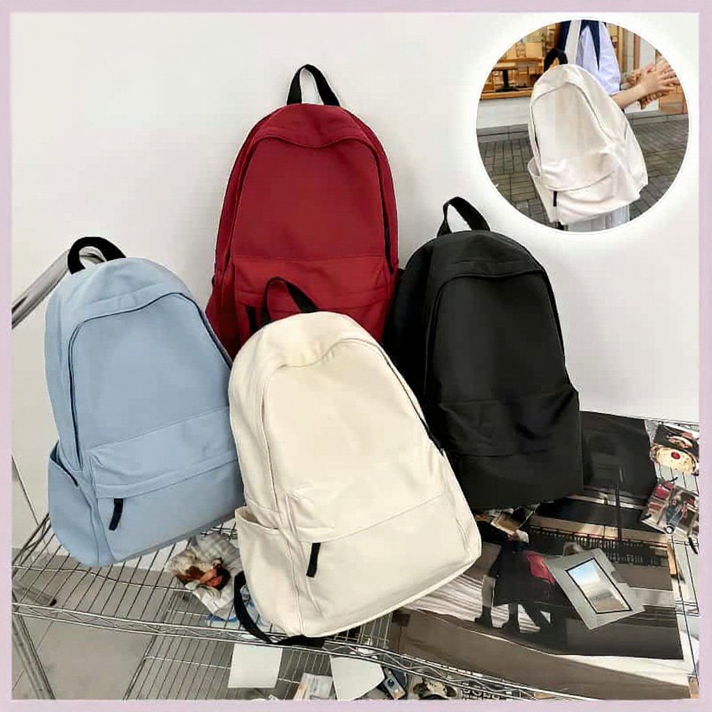 [Ready Stock]Backpack School Bag High Quality Large Capacity waterproof Travel Backpack书包学生女