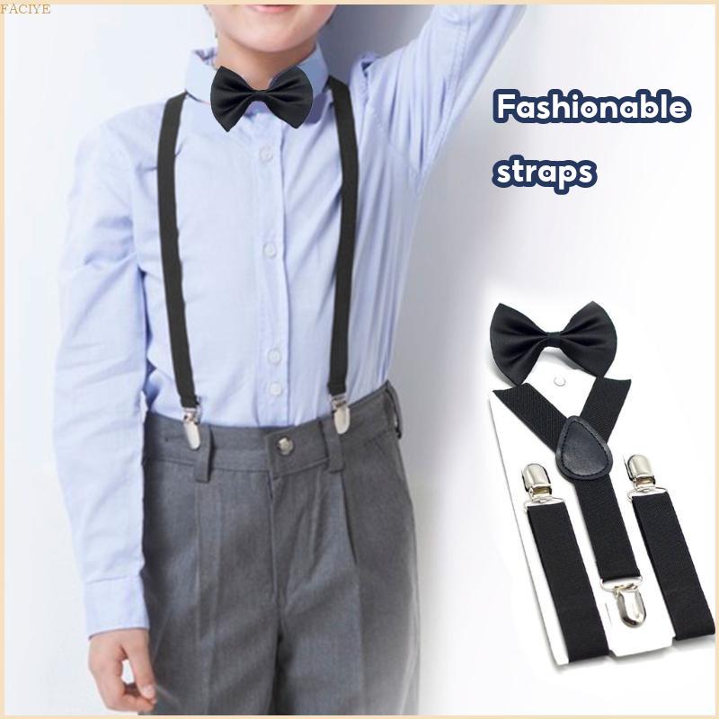 FACY 2pack Vintage Novelty Suspender Unisex Suspenders Heavy Type Suspenders