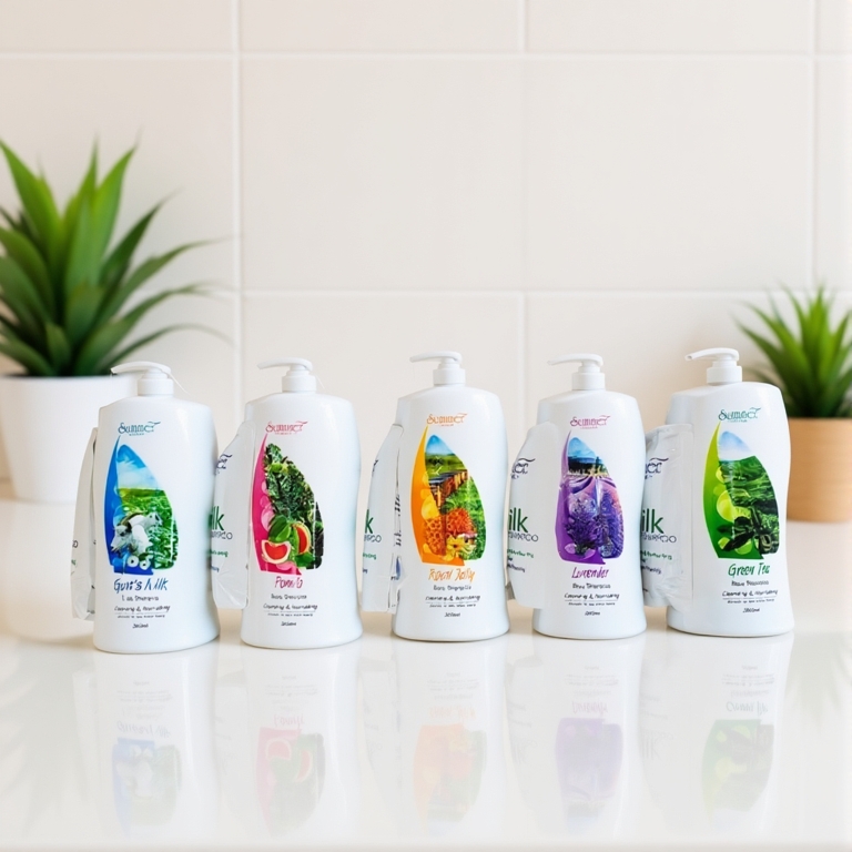 Summer Naturale Body Shampoo 2000ml + Goat Milk Body Wash 250ml