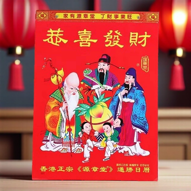 2026 Traditional Chinese Calendar Lunar Calendar 2026年撕历老皇历日历 黄历 农历