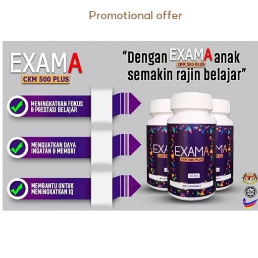 EXAMA VITAMIN EXAMA MINDA ?? ???????? PROMOSI VIP