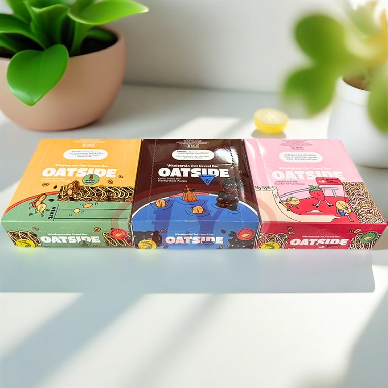 *Halal* OATSIDE Oat Cereal Bar (18g x 12bar) Chocolate / Strawberry / Peanut Butter (Inner) Wholegrain Snack Bar