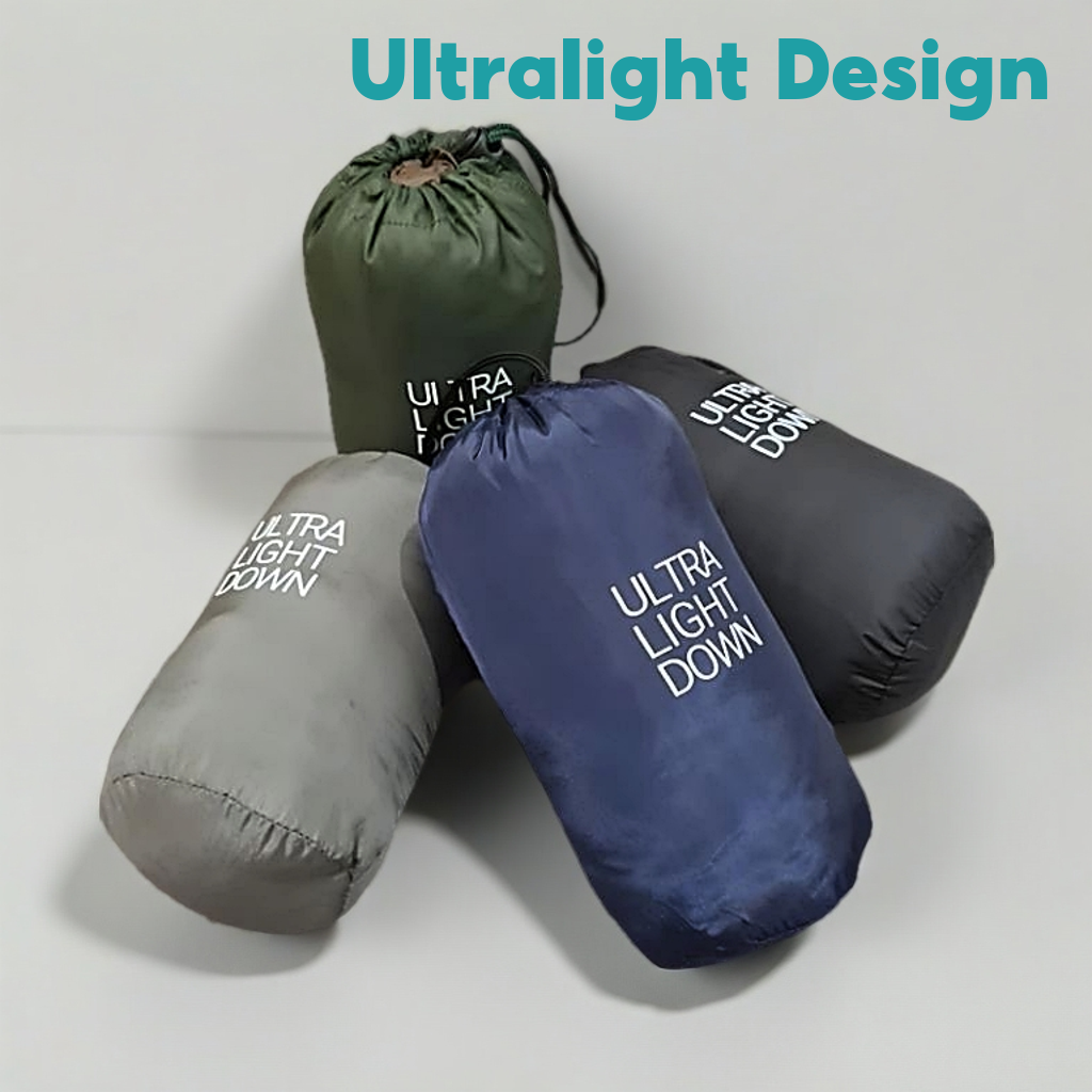 Uniqlo Ultralight Down Stuff Sack | Goose Down Jacket Cover Pouch | Clothes Storage Bag