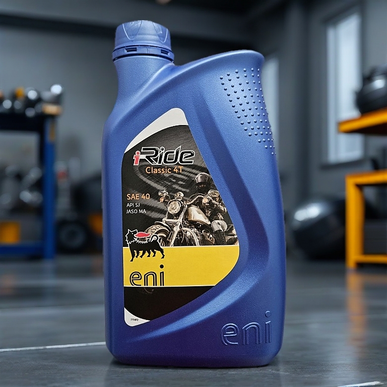 ENI I-RIDE PERFORMANCE 10W40 / 15W50 (SEMI SYNTHETIC) - CLASSIC SAE40 (MINERAL) ENGINE OIL ITALY 1L