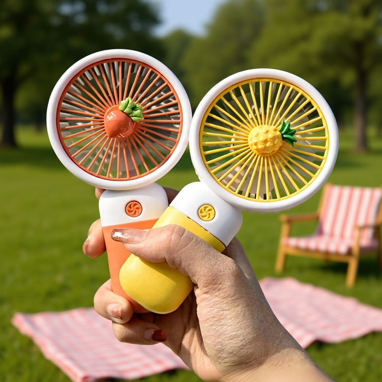 Kipas Mini Fan Mini kipas berdiri portable fan USB Charge Battery flower fan Cooling Small kipas kecil bunga 花朵无线小风
