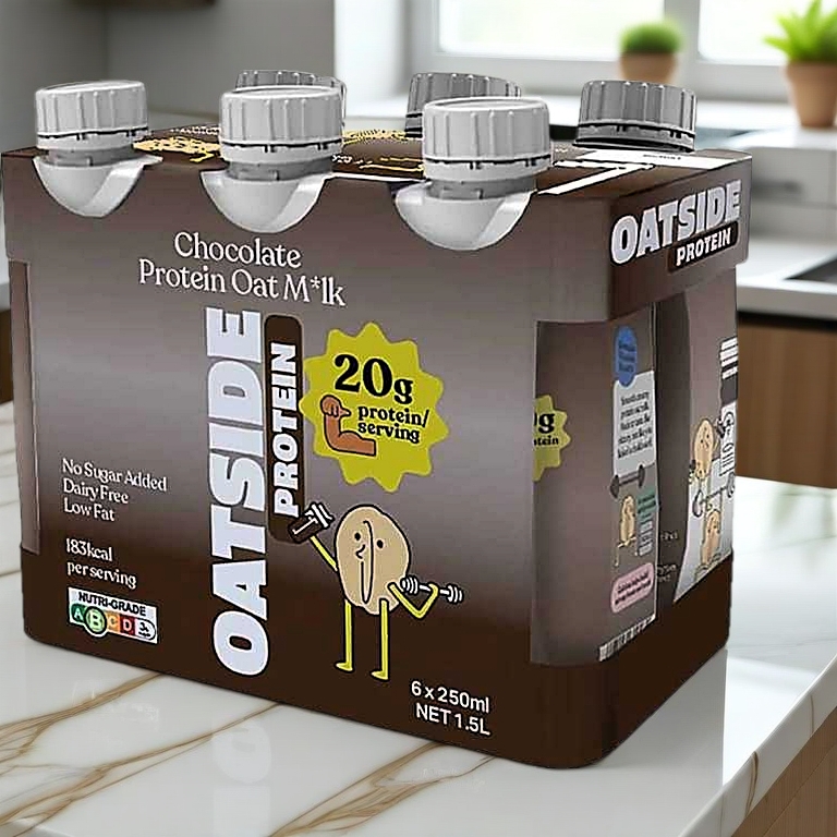 Oatside Protein Chocolate Oat Milk {250ml x 6packs}