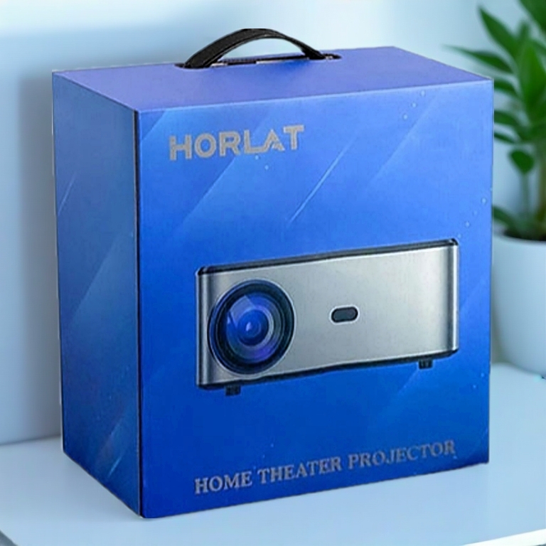 T08 HD 8K projector HighBright 40000ML wifi short throw projector 16W Dolby Sound/Android TV 12 with 360°stand