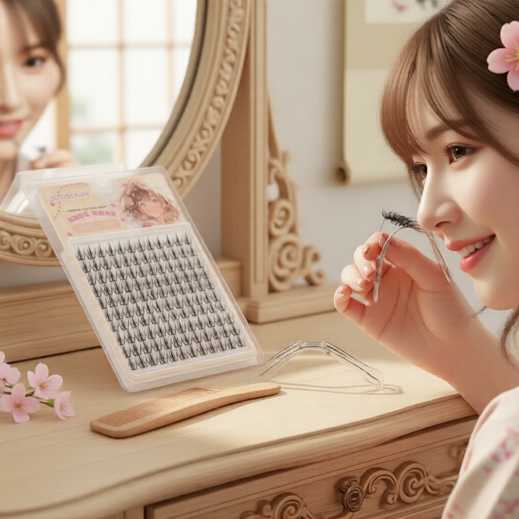 Sunflower Segmented Cloud Eyelashes 10 Rows, 3-Step Natural Grafting, Manga Style, High-Capacity & Realistic Look Bulu Mata Palsu Bunga Matahari Berlapis Awan 10 Baris, 3-Langkah, Natural, Gaya Manga, Kapasiti Besar & Nampak Real