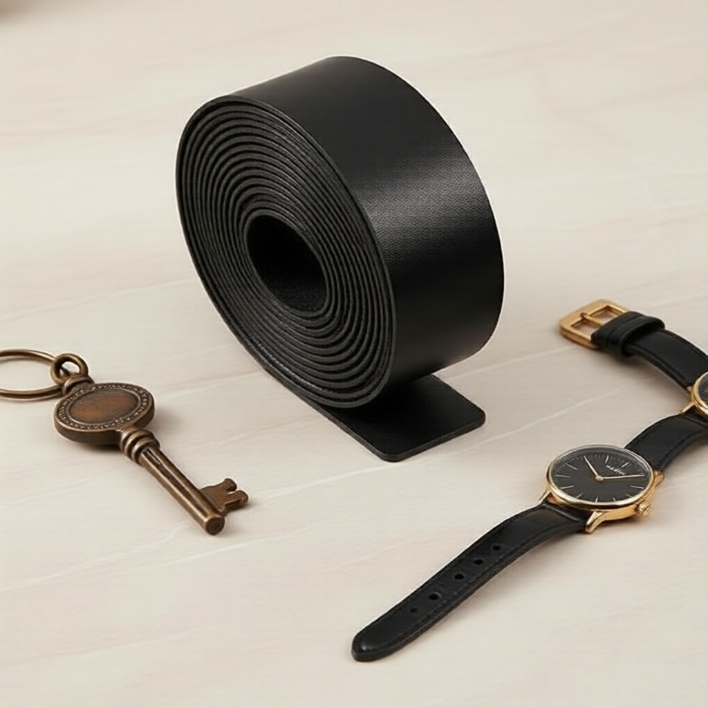 Eco-Friendly PU Leather Strip 1 Roll 2.5x274cm, Perfect for DIY, Pet Collars, Leashes Jalur PU Kulit Mesra Alam 1 Gulung 2.5x274cm, Sesuai untuk DIY, Kolar Haiwan, Tali Iring