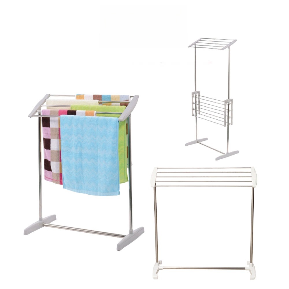 RAK Baby Penyangga Tuala Rak Pengeringan Kain Penjimatan Ruang Dalaman Rumah Penyimpanan Rak