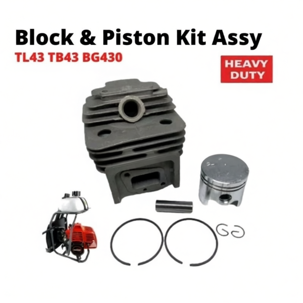 Brush Cutter TB43 TL43 TU43 Cylinder Block Mesin Potong Rumput BG430 (40mm)