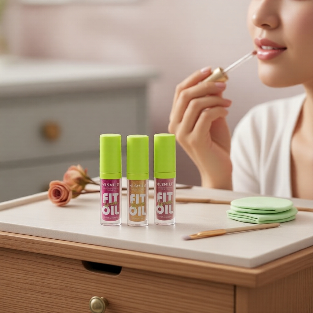 Moisture-Rich Lip Plumping Serum Set, Clear & Glossy Lip Gloss Collection Set Serum Penganjal Bibir, Koleksi Gloss Bibir Bening & Berkilau