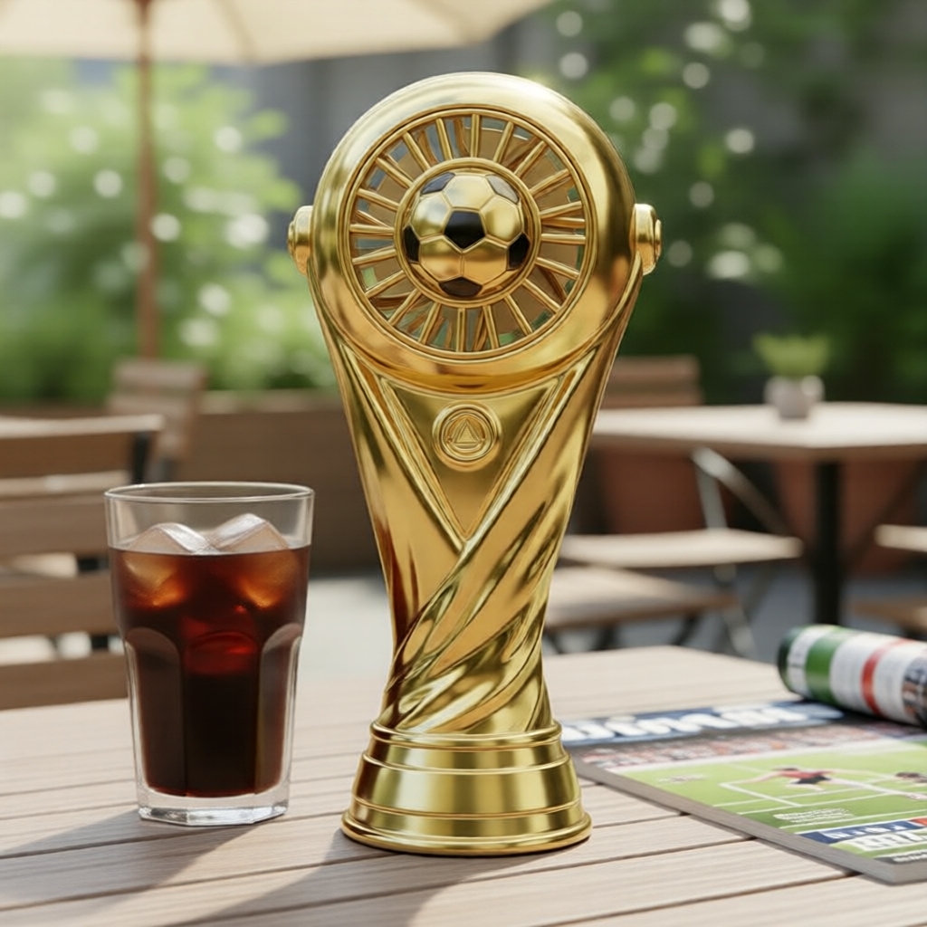 Wholesale Football Cup-Style Handheld USB Mini Fans, Creative Design, 3-Speed, Desktop-Ready Borong Kipas Mini USB Genggam Gaya Piala Bola Sepak, Reka Bentuk Kreatif, 3-Kelajuan, Sesuai Meja