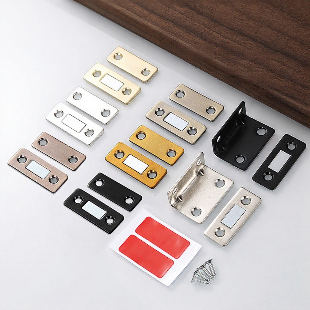 ClassAHW Strong Door Closer Magnetic Door Catch Latch Door Magnet Furniture Cabinet Cupboard Screw Sticker Ultra Thin