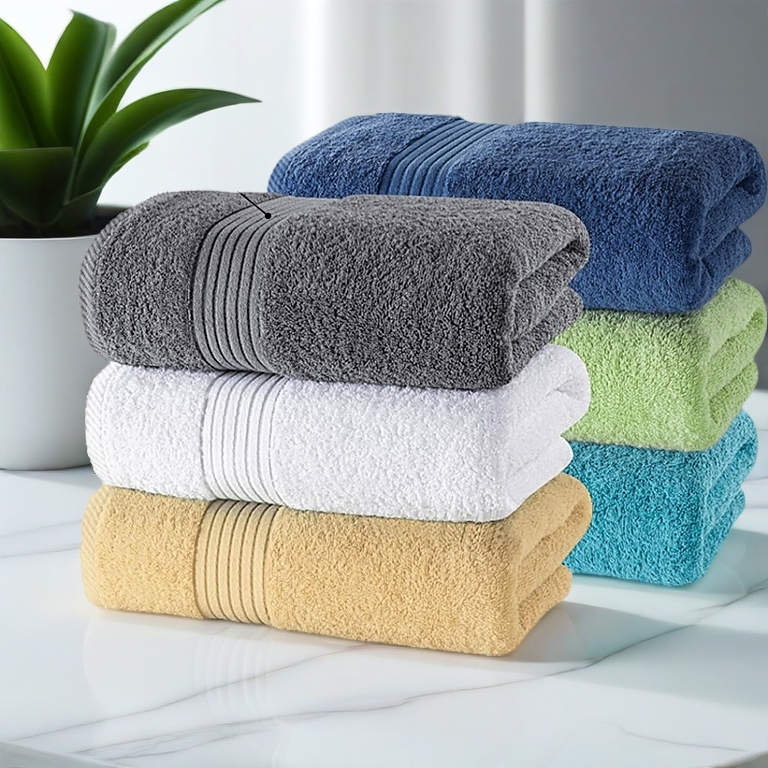 Utopia Premium Bath Towel – 70x140CM | 600 GSM, 100% Ring-Spun Cotton, Super Absorbent & Soft