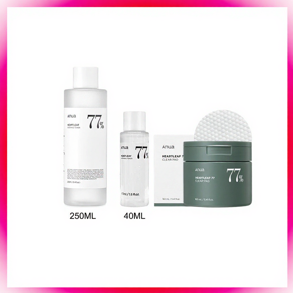 ANUA Heartleaf 77% Soothing Toner Clear Pad (Random Sample Available)