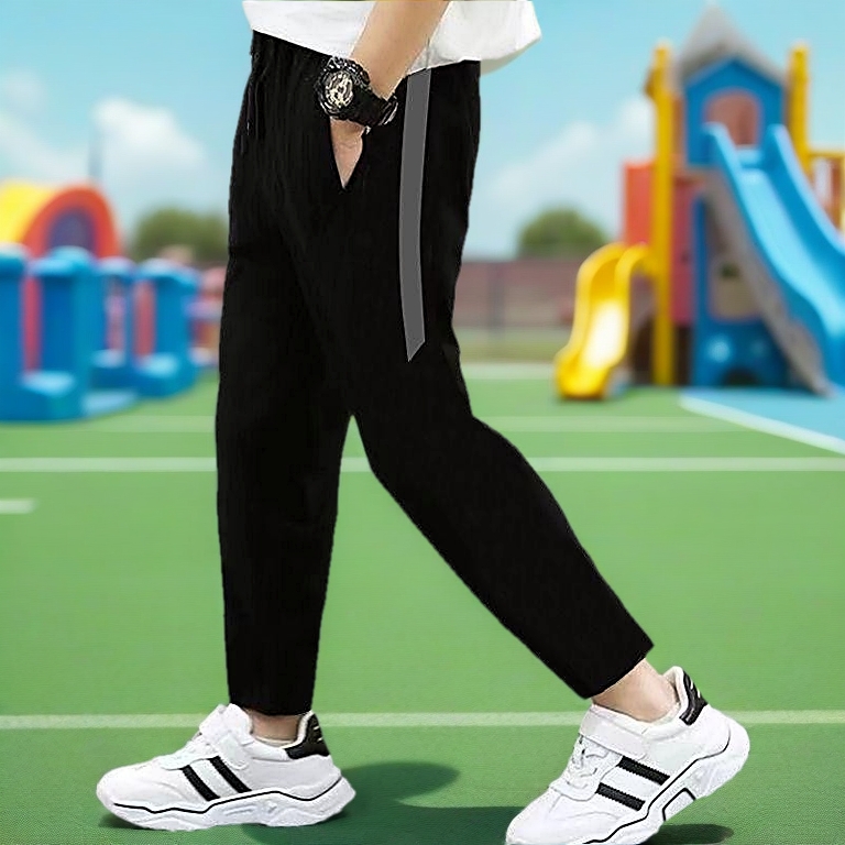Kids Pants Slim Flit Tracksuit Fashion Seluar Panjang Budak Sukan