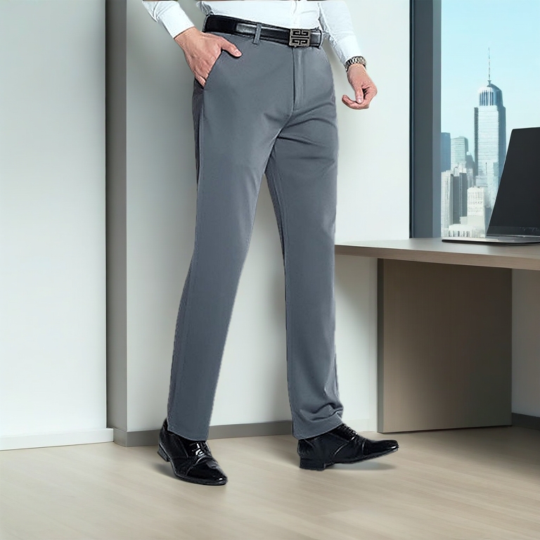 【 Local Delivery 】 Male CEO Formal Pants Office Pants Elastic Casual Business Male Father Interview Seluar Lelaki