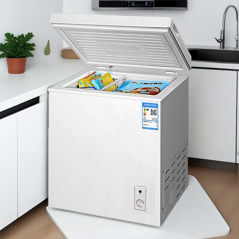 KONKE Freezer Inverter Chest Freezer Refrigerator Mini Freezer Multifunction Upright Freezer large