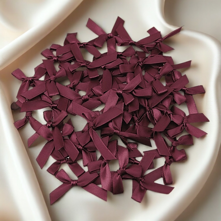 (50 Pieces/bag) 4cm Wide Ribbon Bow With Various Colors To Make Hairpin Headwear Gift Decoration