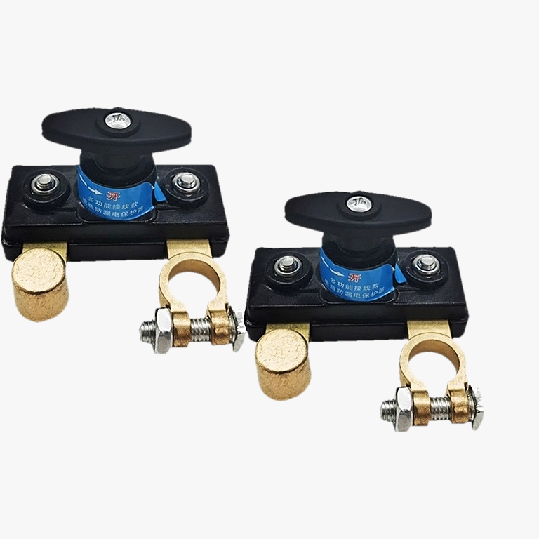 2PCS Car Battery Disconnect Isolator, Battery Cut-off 12V/24V Anti-leakage Switch, Switch Protector Quick Cut-off Power