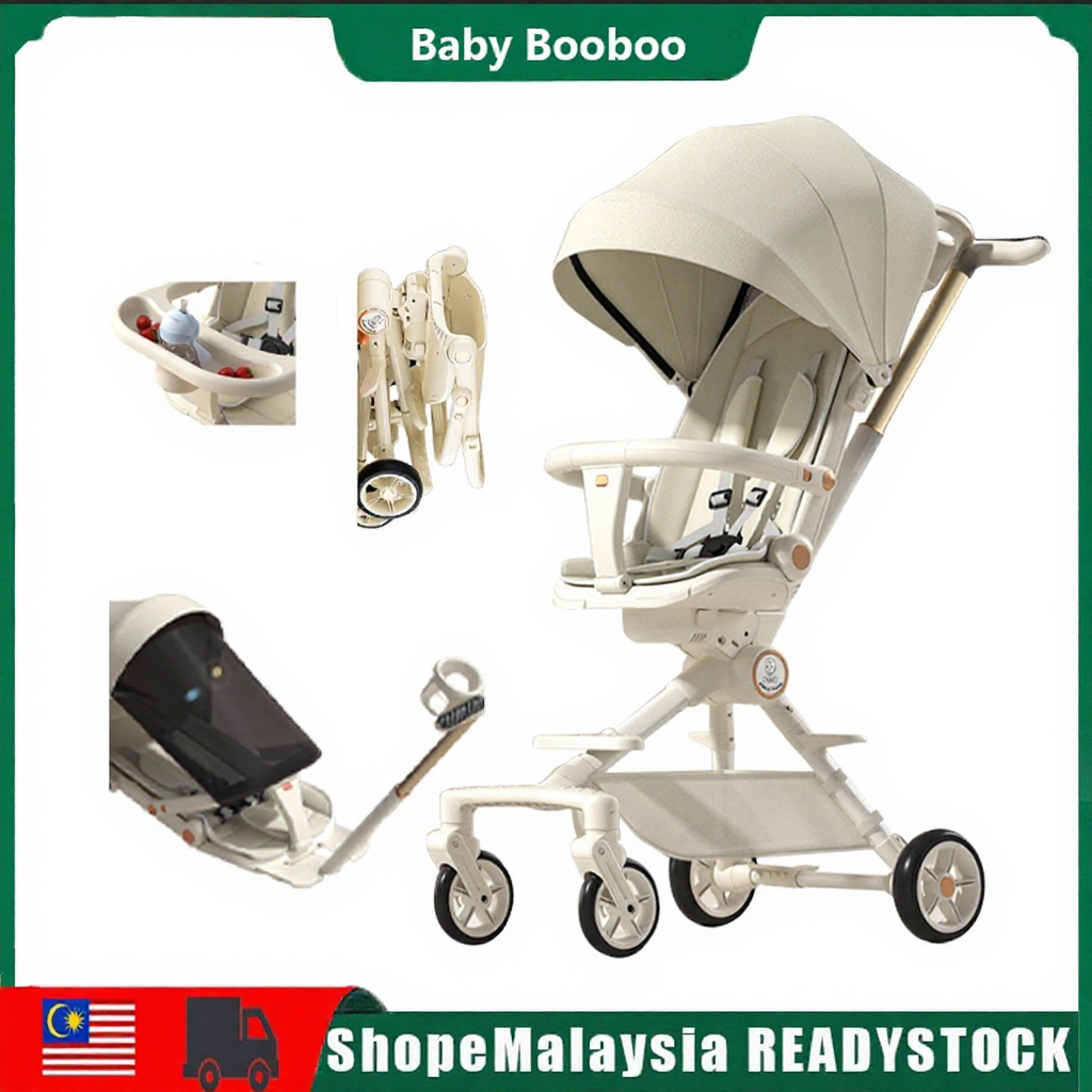 Stroller Baby 2 Two Way Foldable 360 rotation Magic Stroller Can sit and lie down