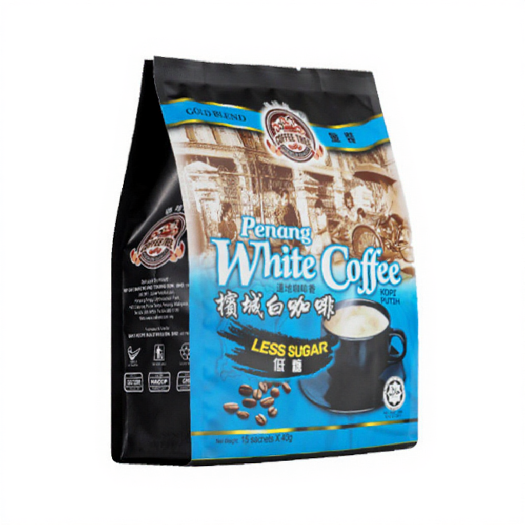 Coffee Tree Less Sugar Gold Blend Penang White Coffee (40g x 15's) GB02